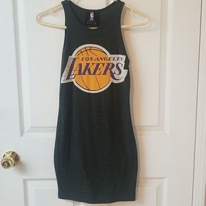 Sexy NBA brand LA Lakers mini dress